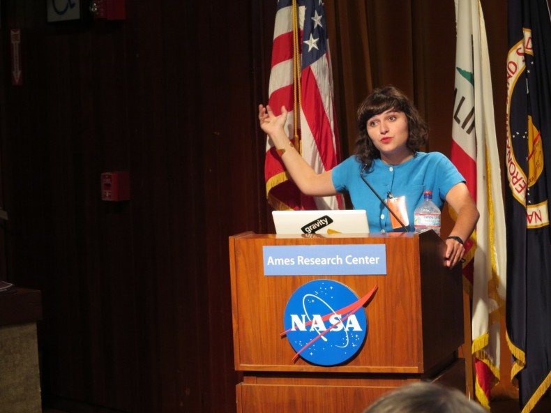 Nelly-Ben-hayoun-Speaking-at-NASA-Ames-research-center